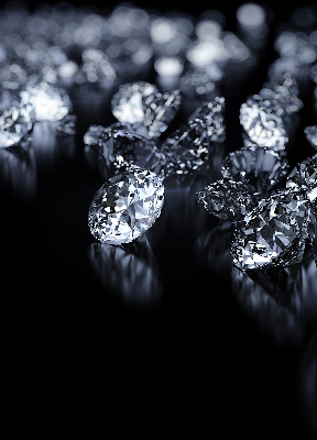 Store enrouleur occultant à motif diamants et paillettes