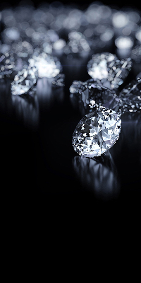 Store enrouleur occultant à motif diamants et paillettes