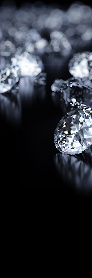 Store enrouleur occultant à motif diamants et paillettes