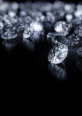 Store enrouleur occultant à motif diamants et paillettes