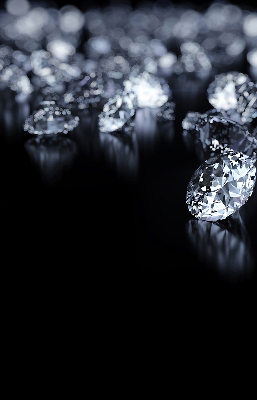 Store enrouleur occultant à motif diamants et paillettes
