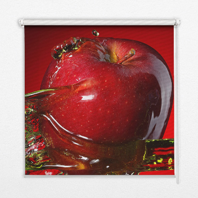Store enrouleur occultant pomme rouge dans les profondeurs