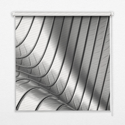 Store occultant fenetre en abstraction métallique