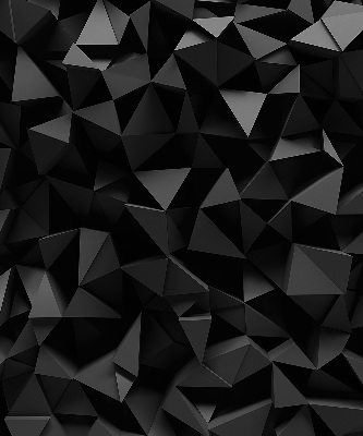 Store occultant fenêtre de couleur noir en style origami