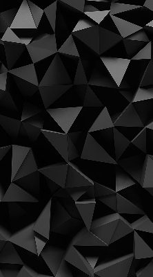 Store occultant fenêtre de couleur noir en style origami