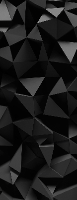 Store occultant fenêtre de couleur noir en style origami