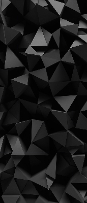 Store occultant fenêtre de couleur noir en style origami