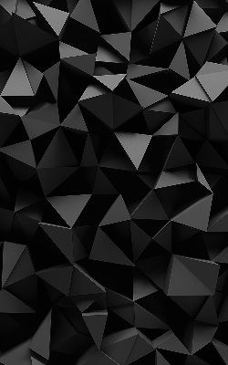Store occultant fenêtre de couleur noir en style origami