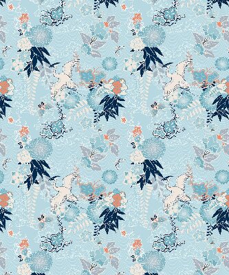 Store enrouleur occultant bleue