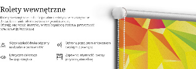 Store occultant fenêtre motifs d'origami colorés
