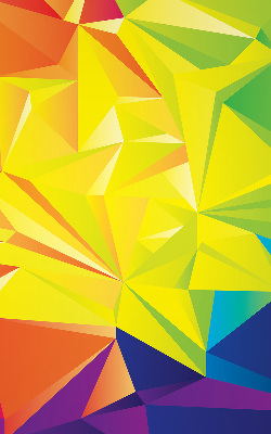 Store occultant fenêtre motifs d'origami colorés