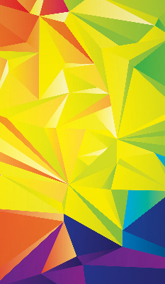 Store occultant fenêtre motifs d'origami colorés