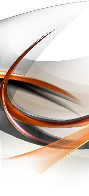 Store fenêtre intérieur avec motif de lignes orange