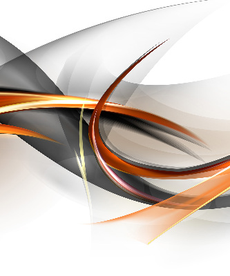 Store fenêtre intérieur avec motif de lignes orange
