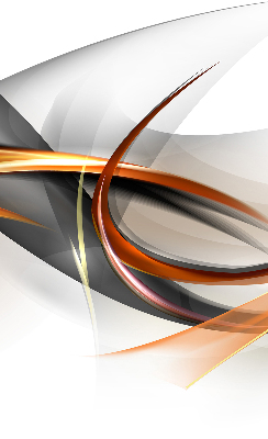 Store fenêtre intérieur avec motif de lignes orange