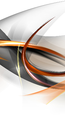 Store fenêtre intérieur avec motif de lignes orange