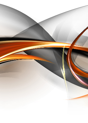 Store fenêtre intérieur avec motif de lignes orange