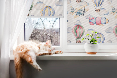 Store fenêtre intérieur pour dirigeables et ballons