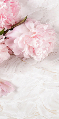 Store fenêtre intérieur fleurs
