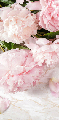 Store fenêtre intérieur fleurs