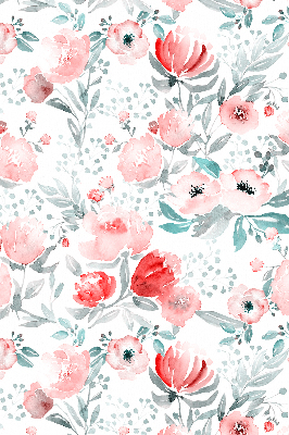 Store occultant fenêtre en coloris coquelicot rose