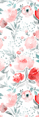 Store occultant fenêtre en coloris coquelicot rose