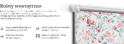 Store occultant fenêtre en coloris coquelicot rose