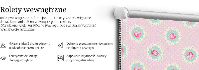 Store enrouleur occultant roses