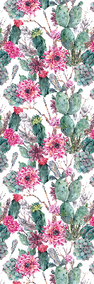 Store occultant fenetre de couleur fleur de cactus