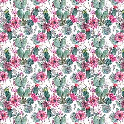 Store occultant fenetre de couleur fleur de cactus