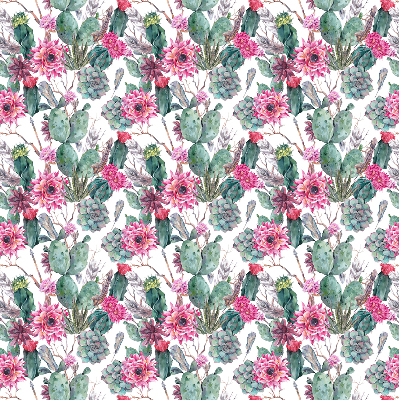 Store occultant fenetre de couleur fleur de cactus