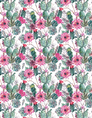 Store occultant fenetre de couleur fleur de cactus