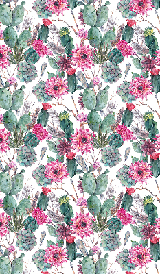 Store occultant fenetre de couleur fleur de cactus