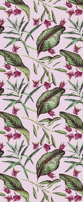 Store enrouleur occultant à feuilles tropicales