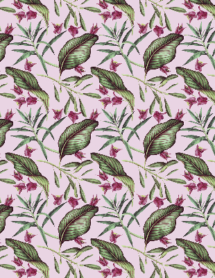 Store enrouleur occultant à feuilles tropicales