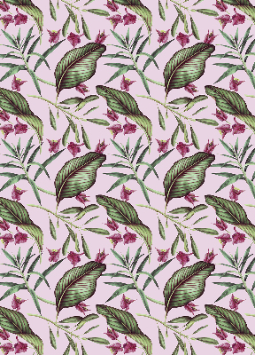 Store enrouleur occultant à feuilles tropicales
