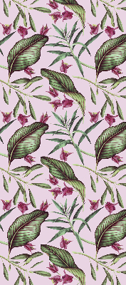 Store enrouleur occultant à feuilles tropicales