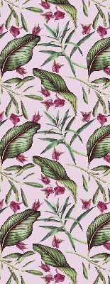 Store enrouleur occultant à feuilles tropicales
