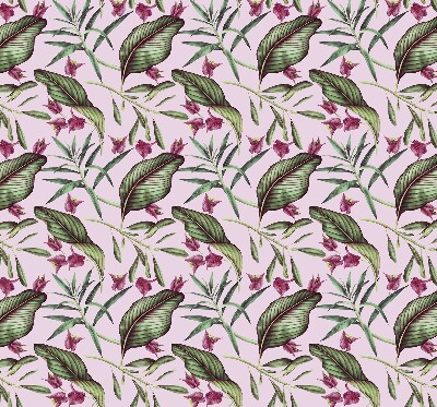 Store enrouleur occultant à feuilles tropicales
