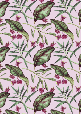 Store enrouleur occultant à feuilles tropicales