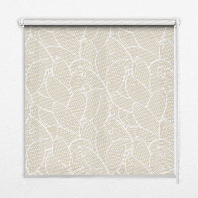 Store occultant fenêtre feuilles