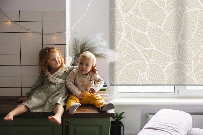 Store occultant fenêtre feuilles