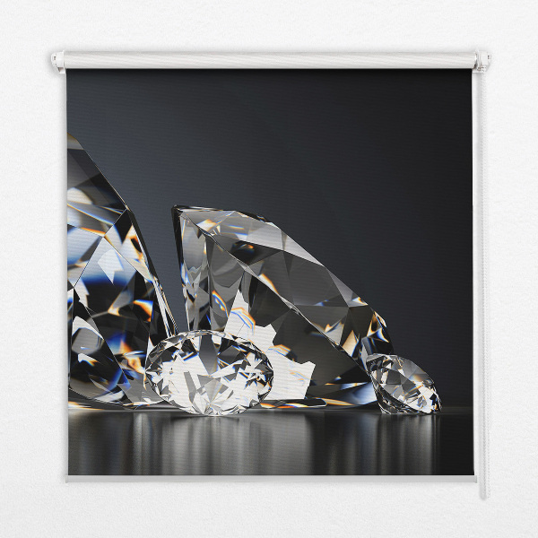 Store occultant fenêtre diamants