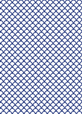 Store occultant fenêtre avec écailles bleues