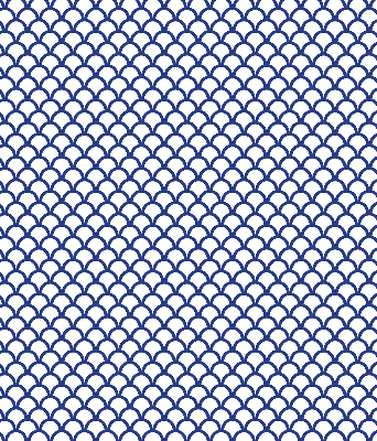 Store occultant fenêtre avec écailles bleues