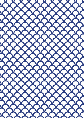 Store occultant fenêtre avec écailles bleues