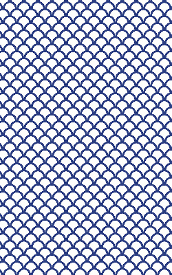 Store occultant fenêtre avec écailles bleues