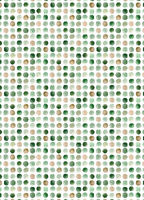 Store enrouleur occultant avec cercles verts