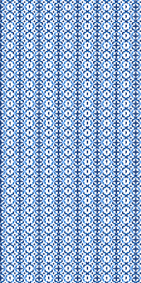 Store occultant fenêtre à formes bleues