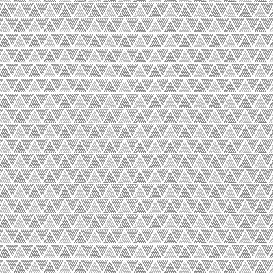 Store fenêtre intérieur avec motif de triangles rayés